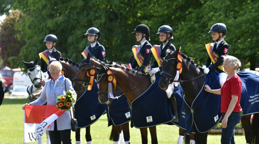 Goldene Schärpe Ponyreiter 2025 1